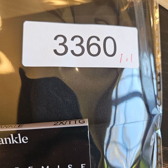 Premise Woman 2X True Stretch Ankle Pants Black Elastic Waist Comfortable - Picture 7 of 7